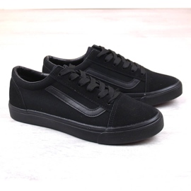 Atletico crne tekstilne niske tenisice crna 1