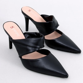 Charisse Crne sandale na stiletto petu crno 1