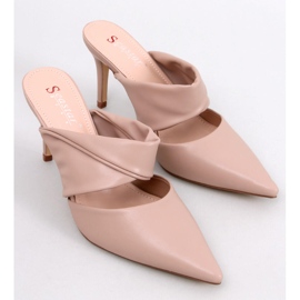 Charisse kaki sandale s visokom petom bež 1