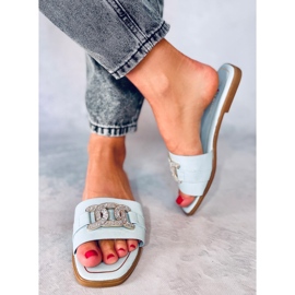 BM Mille Blue tobogani od kubičnog cirkonija plava 1