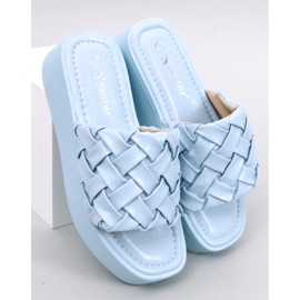 BM Inaba plave sandale na klin plava 1