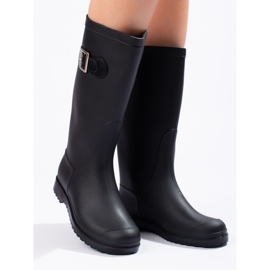 SHELOVET Matt Galoshes sa kopčom crno 2