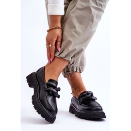 Kožne mokasine cipele Big Star LL274580 crne crna 2