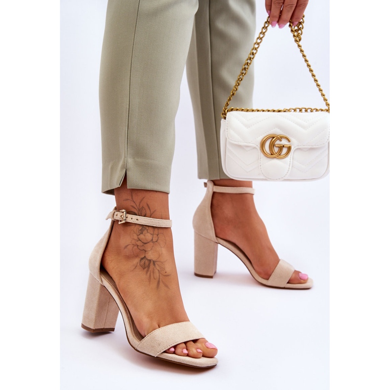 Ženske klasične antilop sandale bež paso 2