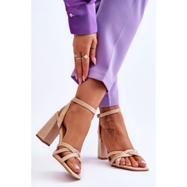 Klasične antilop sandale bež Bernett 2