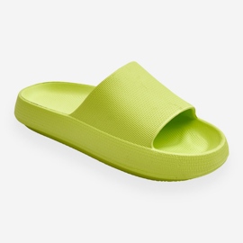 Moderne lagane papuče na jednobojnom potplatu boje boje boje boje boje boje boje boje limete zelena 1