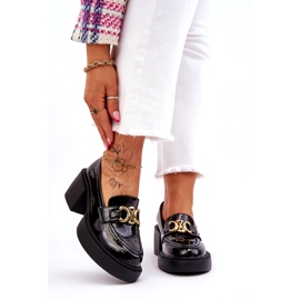 S.Barski Moderne cipele s masivnom potpeticom crne Imani crno 2