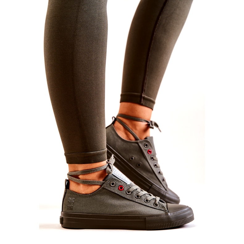 Niske tenisice Big Star JJ274004 Kaki zelena 4