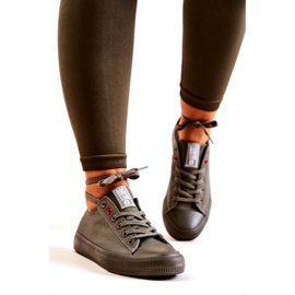 Niske tenisice Big Star JJ274004 Kaki zelena 5
