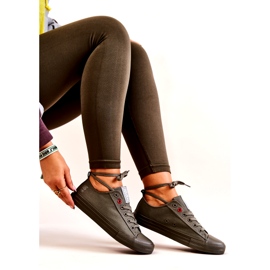 Niske tenisice Big Star JJ274004 Kaki zelena 6