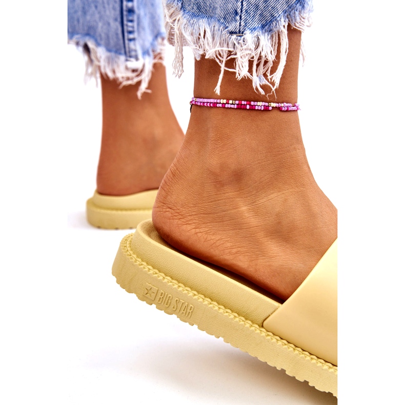 Ženske papuče Big Star JJ274A305 žute žuta boja 1