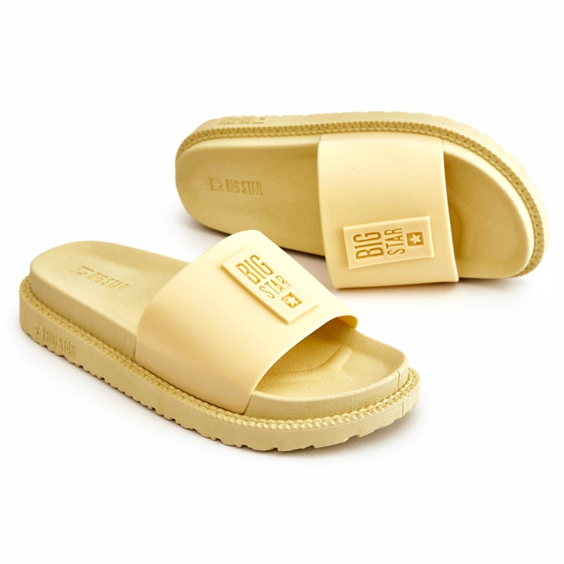 Ženske papuče Big Star JJ274A305 žute žuta boja 3