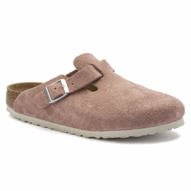 Papuče Birkenstock Boston Sfb Leve W 1023263 ružičasta 1