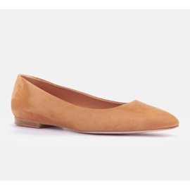 Marco Shoes Lagane balerinke smeđa 1