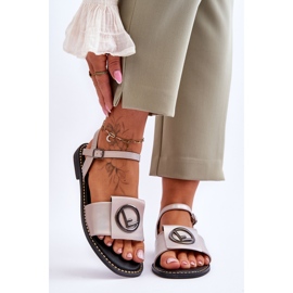 Ženske klasične sandale S.Barski KV-2775-45 gole bež 1