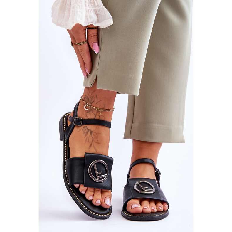 Ženske klasične sandale S.Barski KV-2775-45 crne crna 1