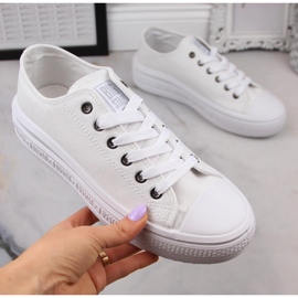 Ženske tenisice na platformu bijele Big Star LL274A177 bijela 2