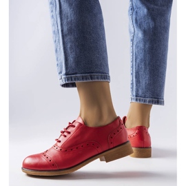 Bež brogovi LS5379 Taupe crvena 1