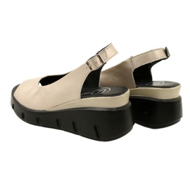 Sandale na klin zlatne Filippo DS3595/23 GO zlatni 5