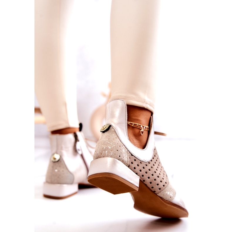 Kožne čizme Maciejka 05541-25 Svijetlo bež 4