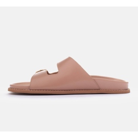 Marco Shoes Papuče s kopčama bež 1