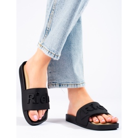 W. Potocki Potocki ženske crne papuče crna 1