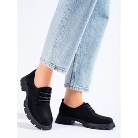 Crne cipele s debelim potplatom iz Sheloveta crna 2