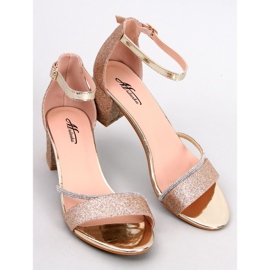 BM Altidore Gold sandale na nisku petu zlatni 1