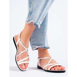 Ženske bijele sandale Vinceza bijela 2