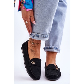 Castelo crne natikače od brušene kože crna 1