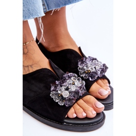 Vinceza Ženske crne Mersea sandale od brušene kože crno 6