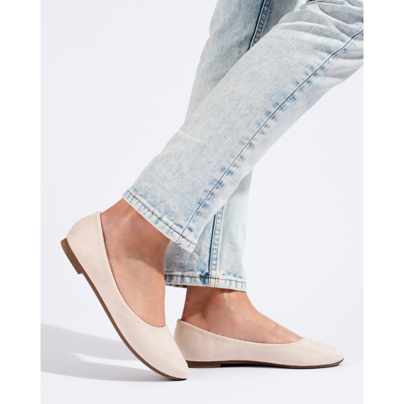 W. Potocki Ženske antilop klasične bež balerinke Potocki 1