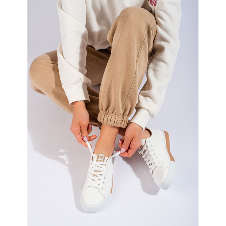 Shelovet bijele klasične sportske cipele bijela 2