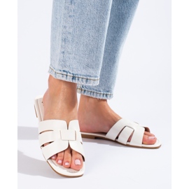 Klasične ženske papuče Shelovet bijele boje bijela 1