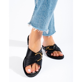 Ženske crne papuče Shelovet crna 1