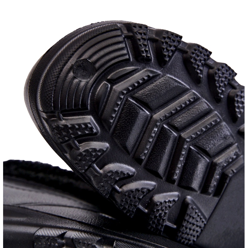 PM2 Muške izolirane pjenaste kišne čizme crne Tanyo crno 3