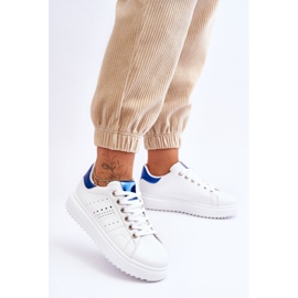 Ženske sportske cipele bijele i plave Budite prve! bijela 2