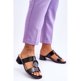 Elegantne štikle Sergio Leone KL310 crne crno 2