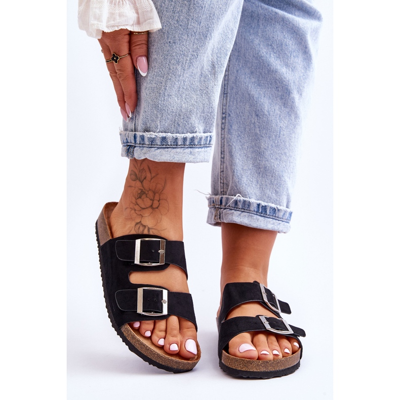 FB1 Ženske natikače crne Destino crna 1