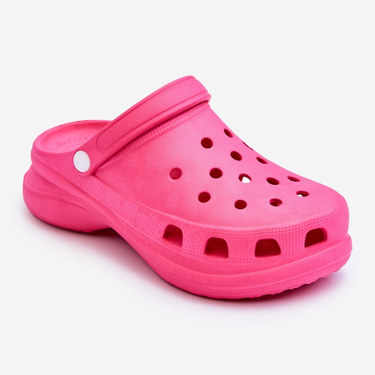 PG2 Pjenaste Crocs sandale na debelom potplatu tamnoružičaste Katniss ružičasta 1