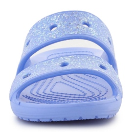Crocs Classic Glitter Sandal Jr. 207788-5Q6 papuče plava 1