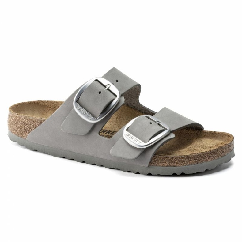 Birkenstock Arizona papuče s velikom kopčom W 1022154 siva 1