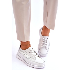 Vinceza Ženska kožna sportska obuća Tenisice Bijela Elami 6