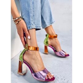 Seastar Sandale s geometrijskom petom marke Marshmello Pink ružičasta 1