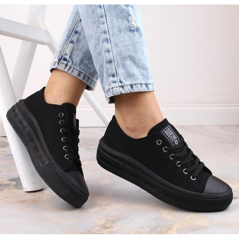 Tenisice na platformu Big Star W INT1874A crne crno 2