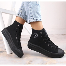 Tenisice s platformom do gležnja Big Star W INT1875A crne crno 1