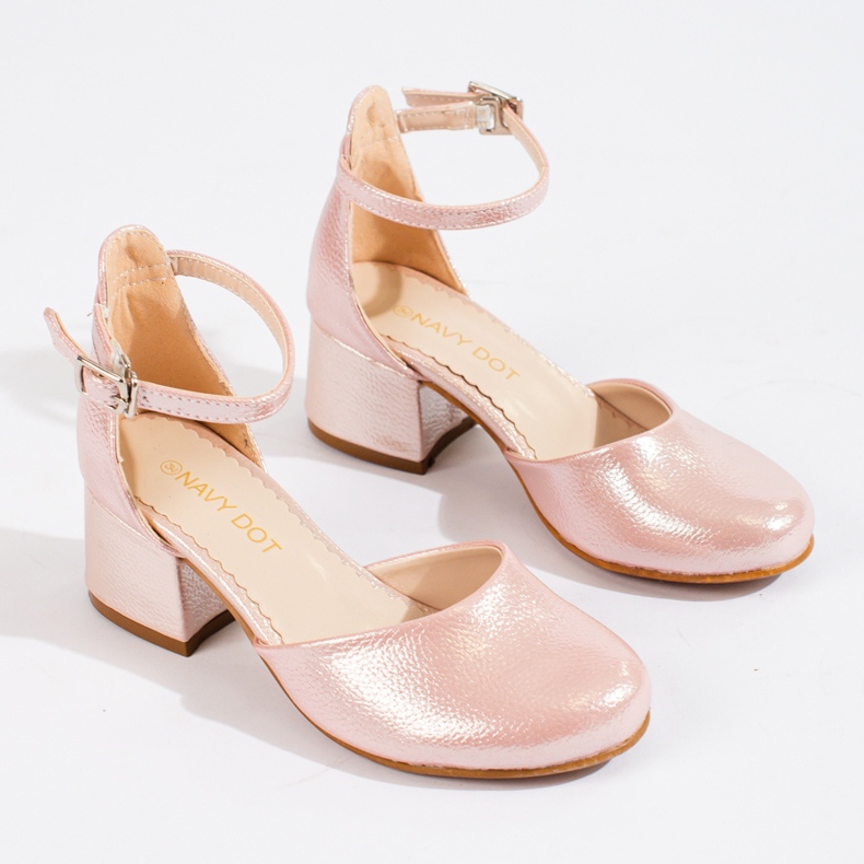 W. Potocki Visoke potpetice za djevojčice roza Potocki ružičasta 1