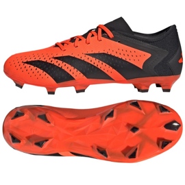 Adidas Predator Accuracy.3 L Fg M GW4601 tenisice za nogomet crvena naranče i crvene 1