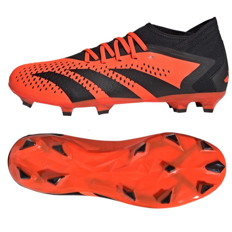 Adidas Predator Accuracy.3 Fg M GW4591 tenisice za nogomet crvena narančaste i crvene 1