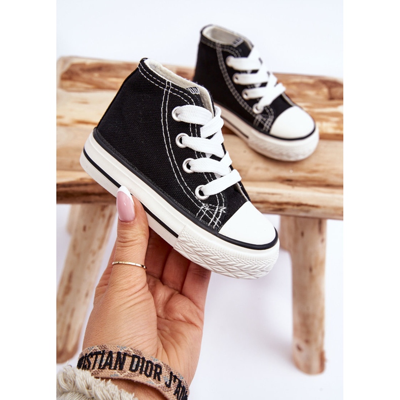 Dječje visoke tenisice crne Filemon crno 1